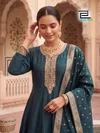 Toxic By Blue Hills Vichitra Zari Plus Size Anarkali Kurti Set 